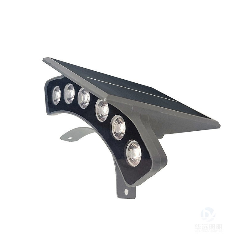 LED Solar Corrugated Lamp Outdoor Waterproof 6W Tile Roof Ancient Building Gazebo Shine Tree Wiring-Free Crescent Lamp