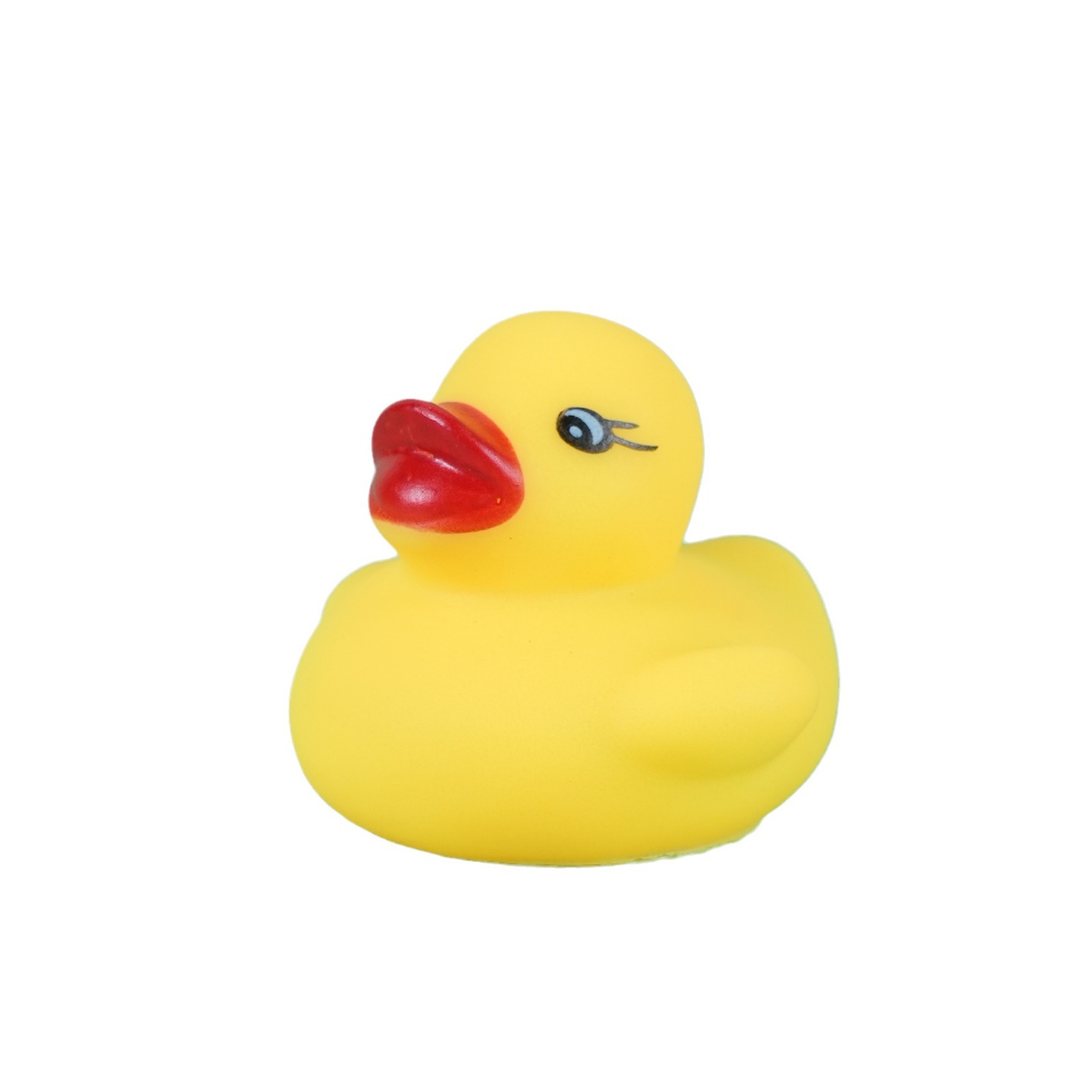12-colorful Little Yellow Duck for Playing in the Water, Colorfulful Mini Small Duck, Vinyl Soft Glue, Pinch and Barking Duck Bath Toy