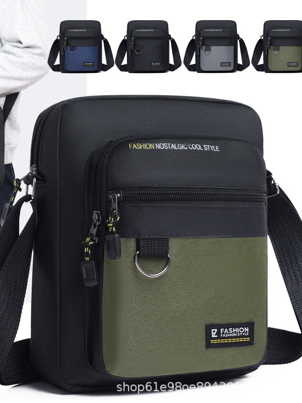 2025 новая модная повседневная мужская сумка кроссбоди многоуровневая водонепроницаемая сумка из оксфорда