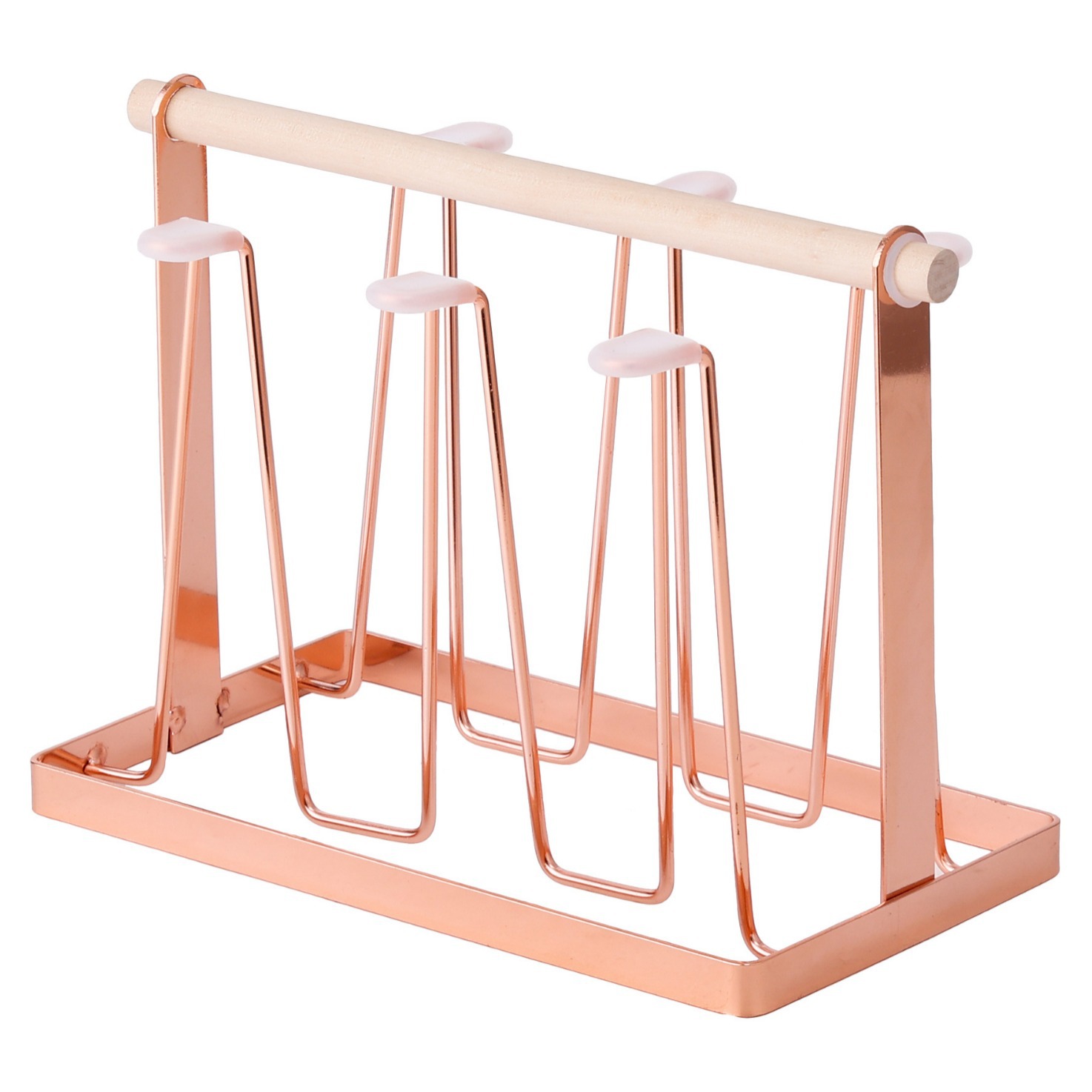 Integrated Cup Holder Nordic Style Water-Draining Household Cup Upside-Down Storage Glass Cup Desktop Iron Art Wholesale