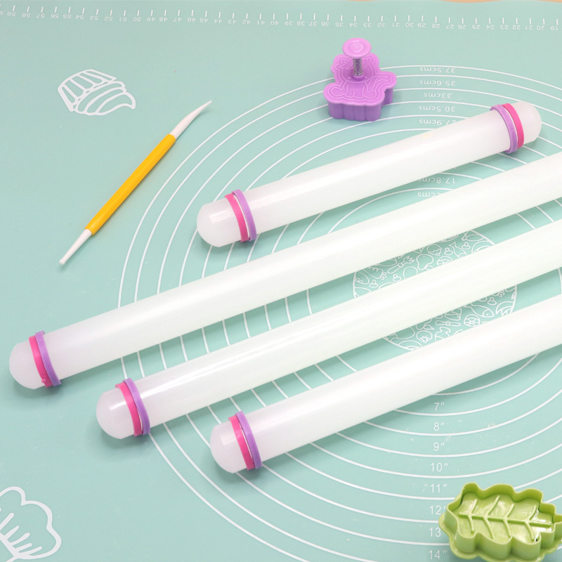 Factory Direct Sales Origin Supply Fondant Artificial Baking Tools 9 Inches 23cm 13 Inches 33cm Plastic Pp Rolling Pin