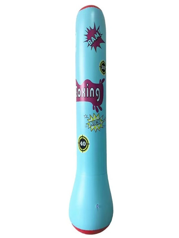 Manufacturer Wholesale Inflatable Boxing Column Boxing Sandbag Youth and Children Fitness Tumbler Vertical Decompression Sandbag Bag