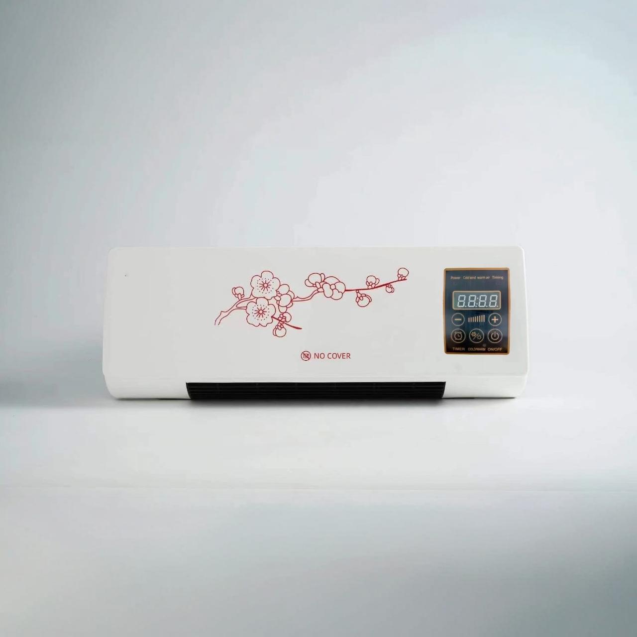 Cross-border export cooling and heating dual-purpose heater household small electric fan heater wall-mounted source factory wholesale