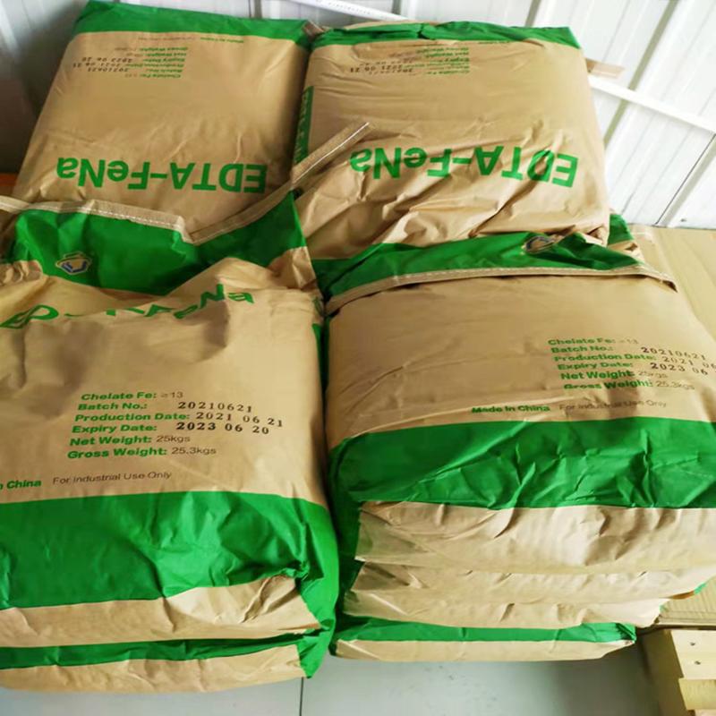 Spot Chelated Iron Edta-Fe Water-Soluble Fertilizer Plant Iron Supplement Chelating Agent Ethylenediaminetetraacetic Acid Edta Chelated Iron