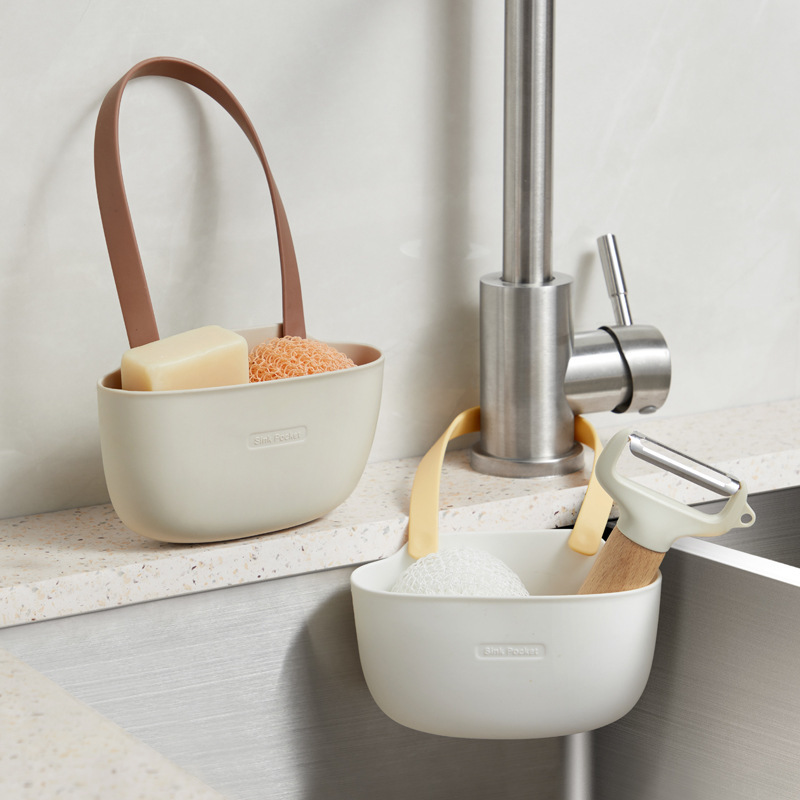 Корзина для слива, подвесная сумка, одно- и двухслойная, подставка для губки