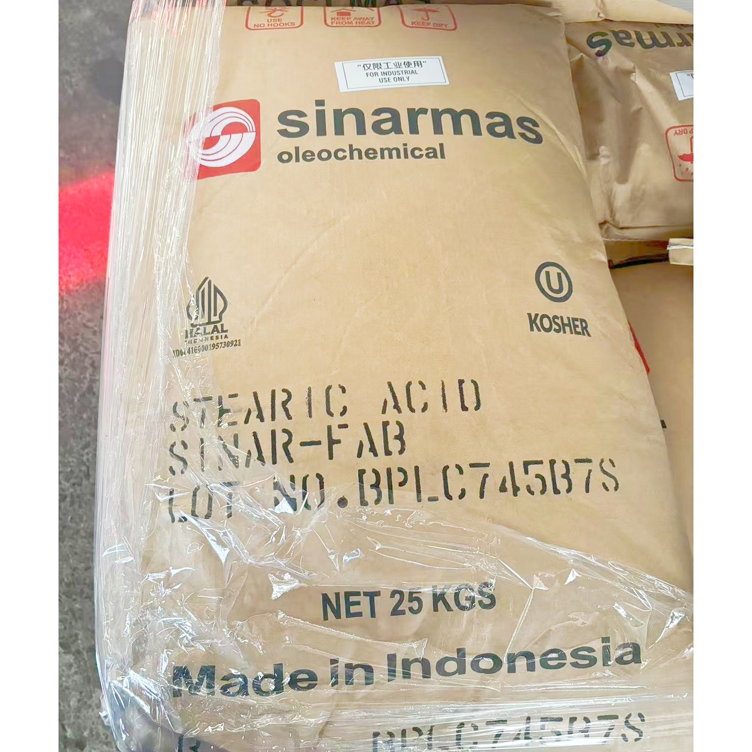 Indonesian Golden Stearic Acid Fab First-Grade Acid Octadecanoic Acid Cas: 57-11-4 Emulsifier Hard Antioxidant