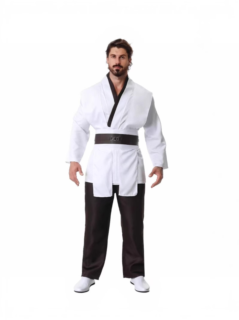 Obi-Wan Kenobi Cos Suit Star Wars Cosplay Costume Halloween Jedi Knight Cosplay