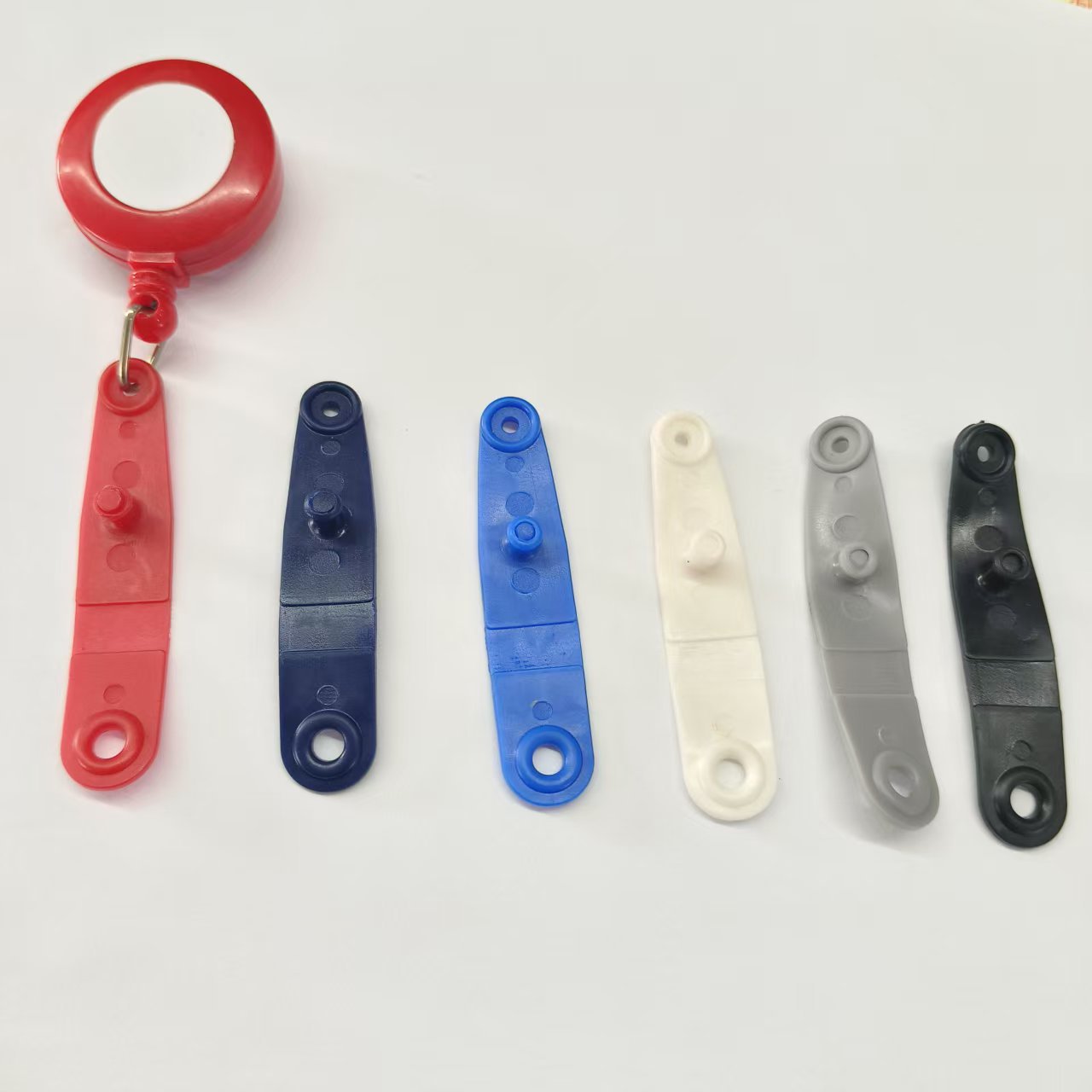 Leather Strip Mesh Colorful Round Head Leather Strip Telescopic Buckle Easy-Pull Buckle Easy-Pull Pvc Leather Strip Button Accessories Keychain