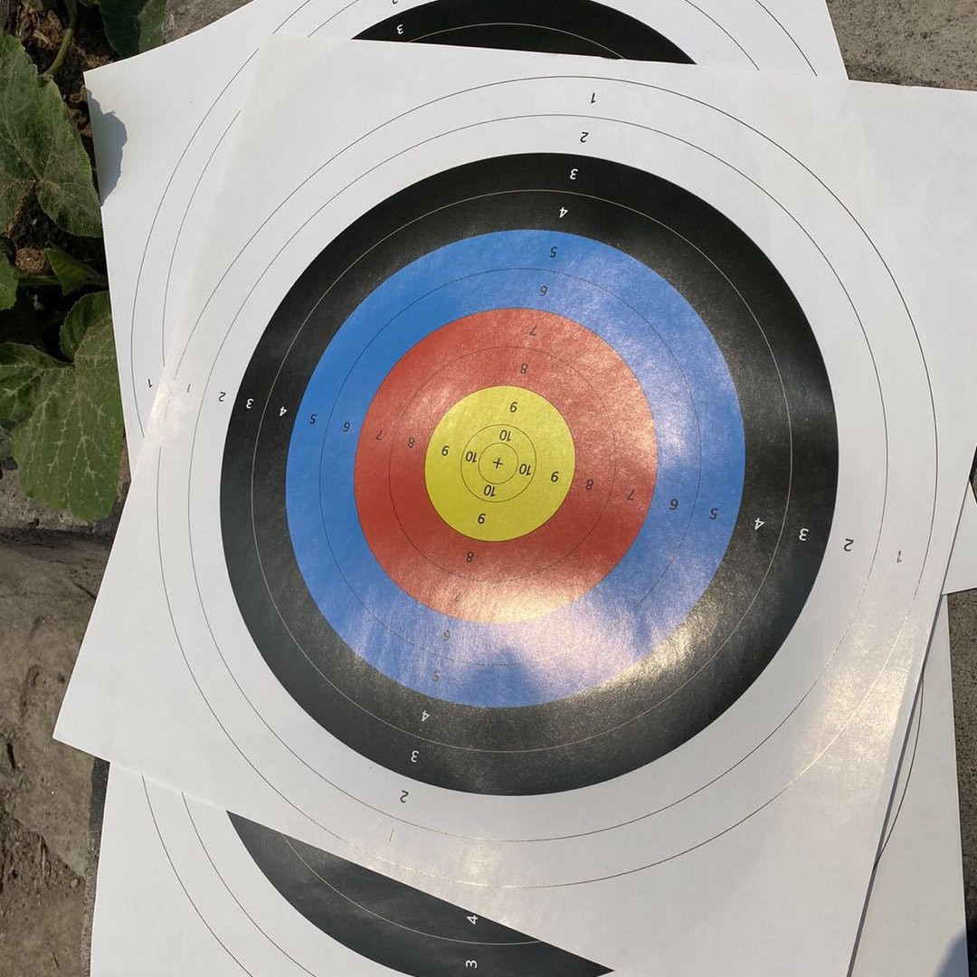 Archery accessories 40x40 target paper composite recurve straight pull Bow Arrow Hall CS outdoor supplies arrow target holder paper