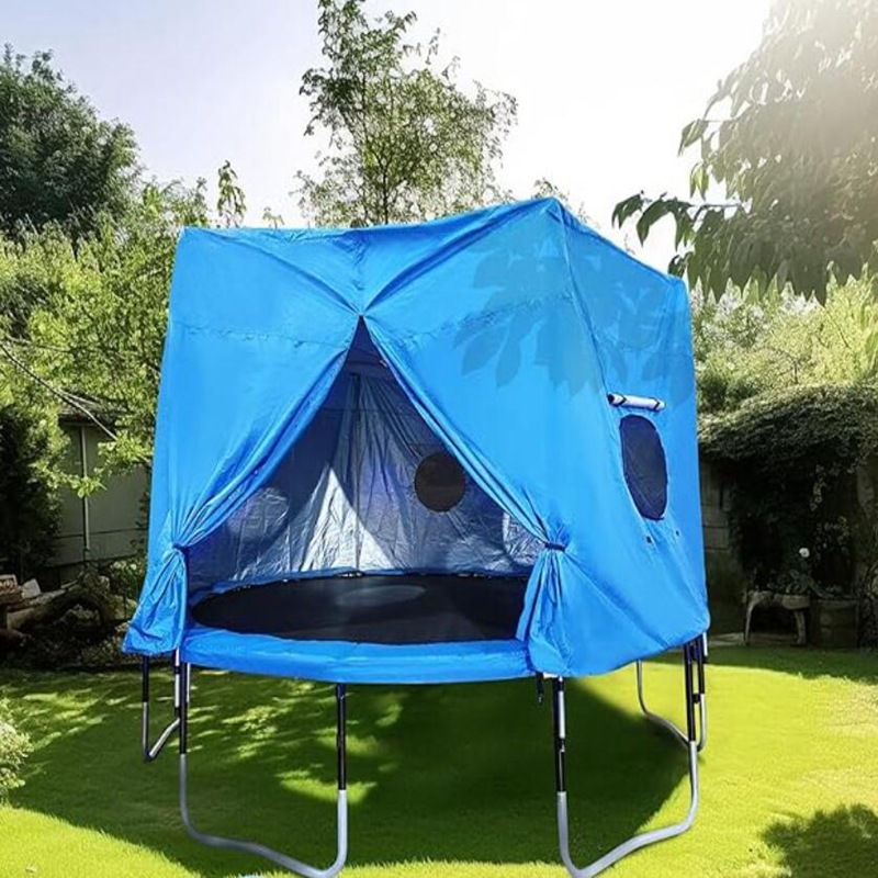 A trampoline jumping bed summer sunscreen mosquito rainproof tent awning universal
