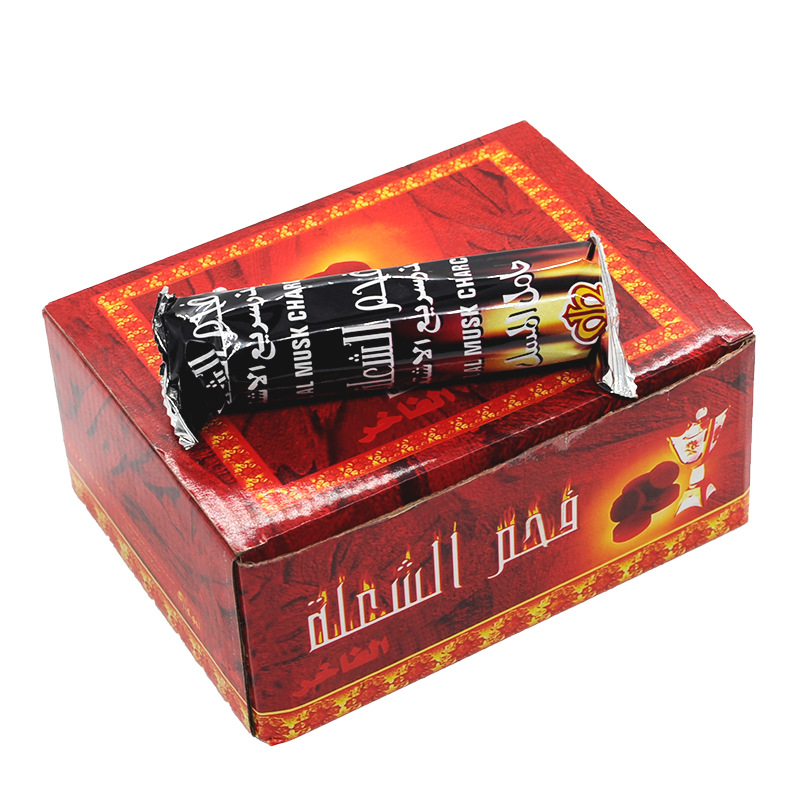 Quick-burning charcoal fruit wood carbon household barbecue charcoal hookah charcoal outdoor barbecue hookah carbon machine-made charcoal logo