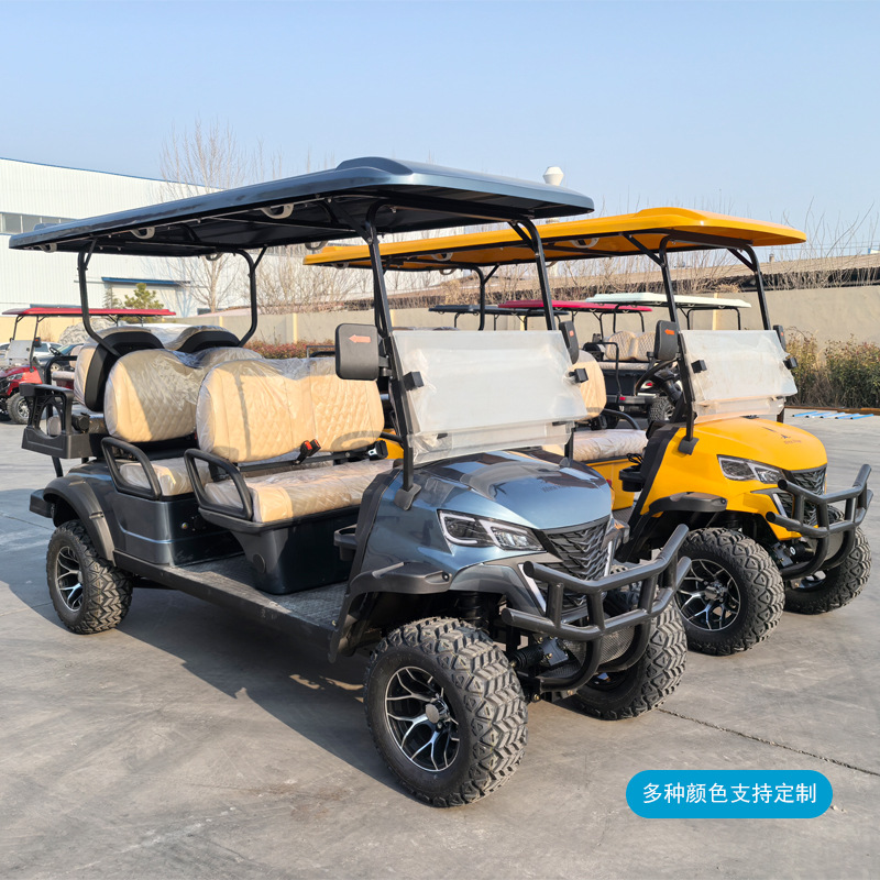 Гольф-карты на 2, 4, 6 мест, для путешествий и осмотров, экспортные электрические гольф-карты