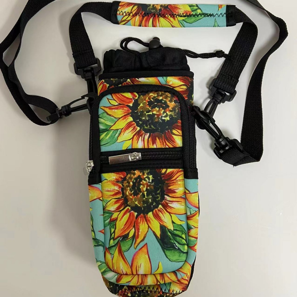 Портативный чехол для термоса с плечевым ремнем, защитный чехол для мобильного телефона, сумка для ключей