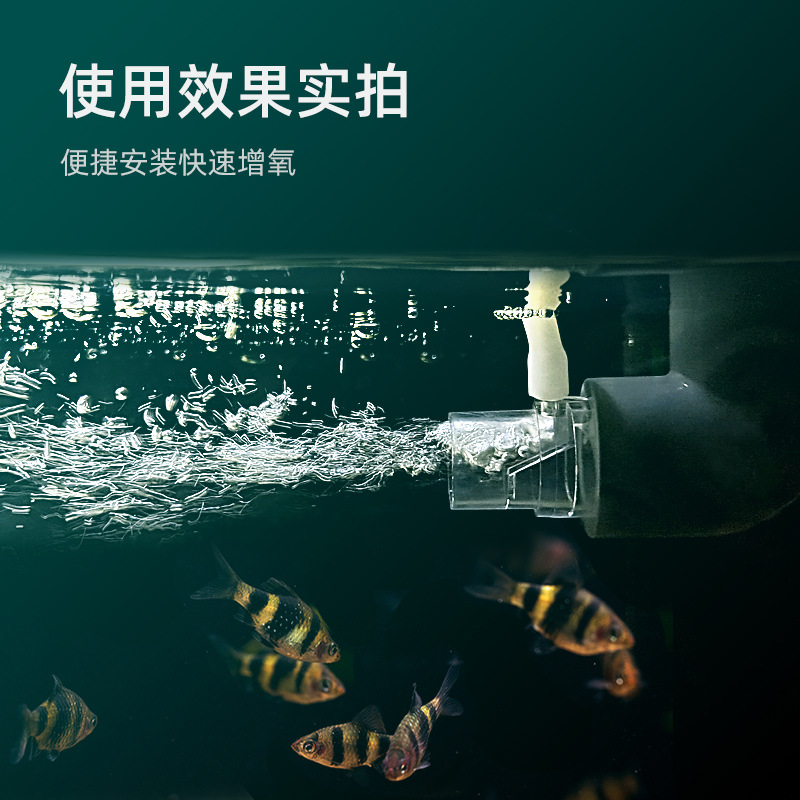 Fish Tank Transparent Oxygenated Water Outlet Filter Outlet Pipe Dissolved Oxygen Diffuser Non-Electric Oxygenation Non-Powerful Oxygenation