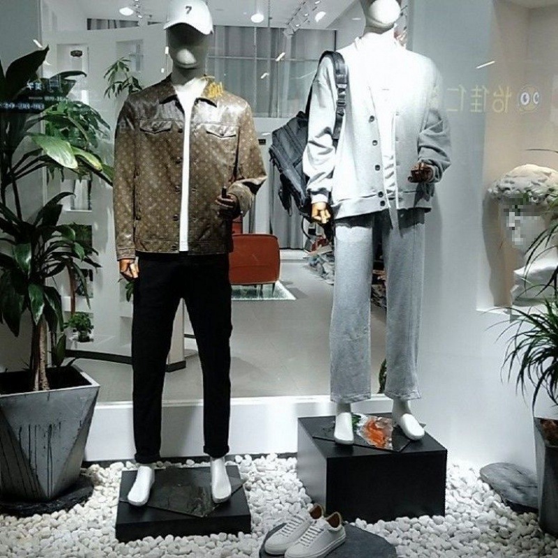 White Square Column Window Platform Display Stand Clothing Store Model Live Broadcast Platform Large Ornament Base Heightening Table