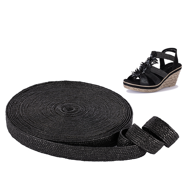 Manufacturer Wholesale Pp Straw Upper Weaving Material DIY Sandals Raw Materials Clothing Home Clothes Toys Edge Banding