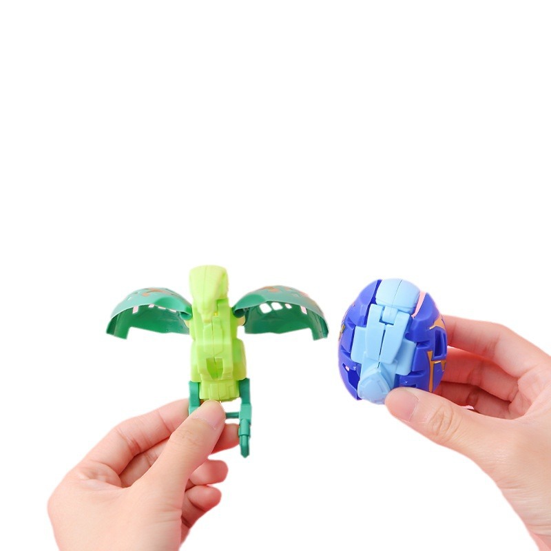 Dinosaur Deformed Toys Deformed Egg Children's Simulation Dragon Egg 6.4cm Gashapon Boy Kindergarten Gift Wholesale