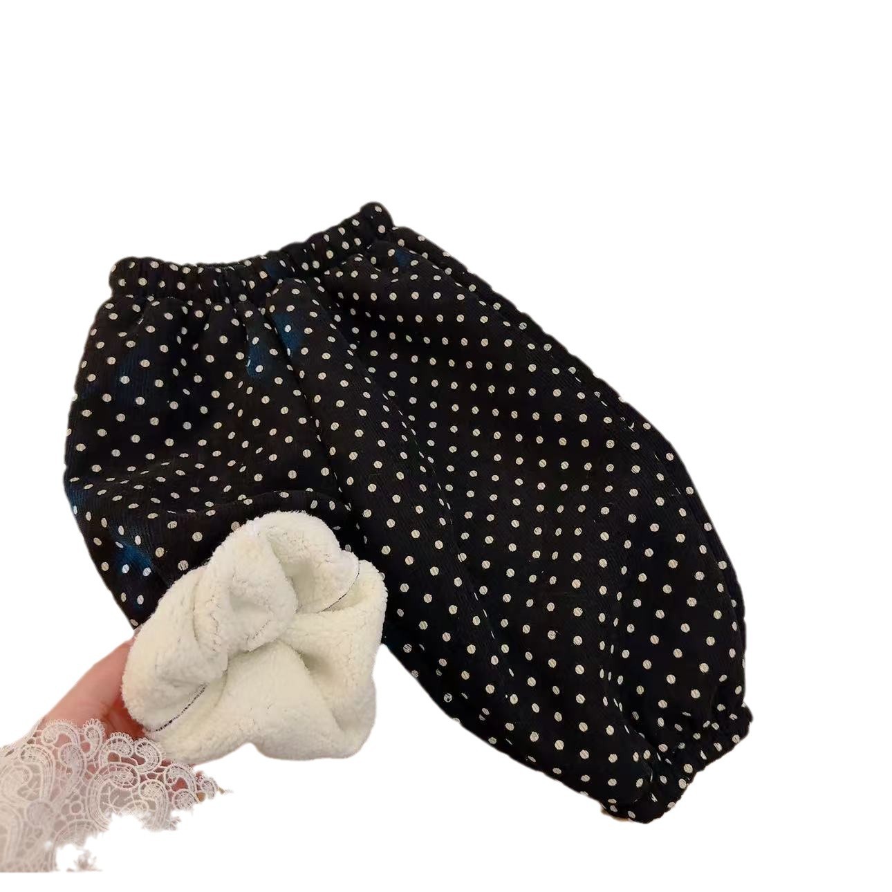 Children's Fleece-Lined Pants Thickened Pants Girls Winter New Boys' Warm Pants Baby's Outer Wear Sweatpants Children's Pants Children's Wear