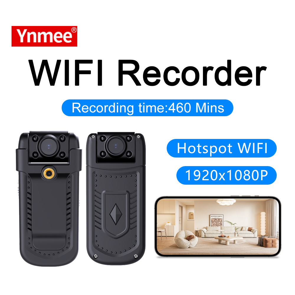 Новая беспроводная камера с задней клипсой, конференц-запись, ночное видение, карманная HD спортивная камера