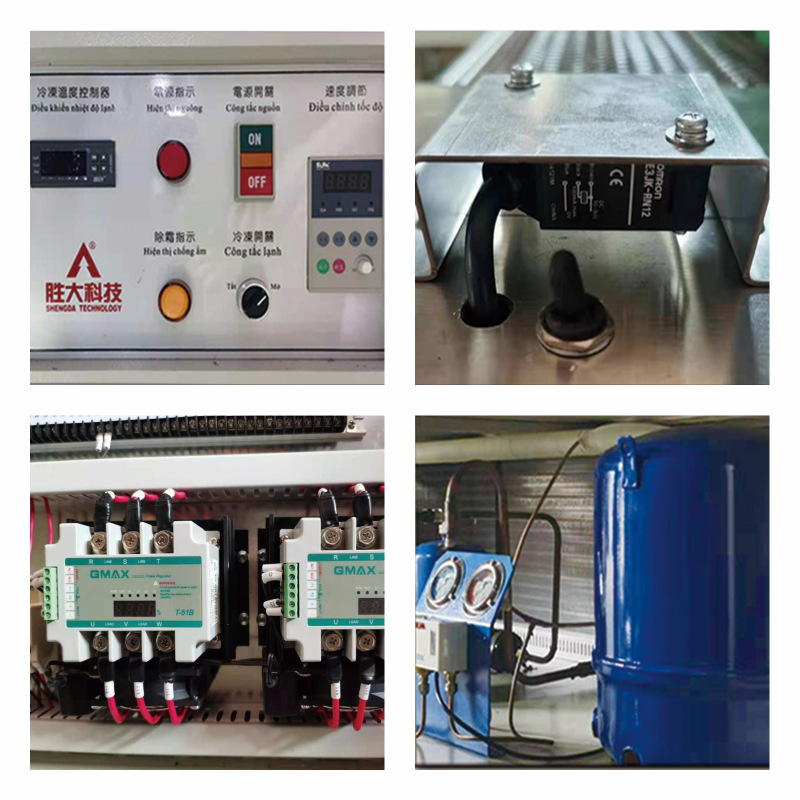 Shengda Technology Guangdong 4m Freezer Rapid Air Cooling Shaping Machine Factory Direct Sales