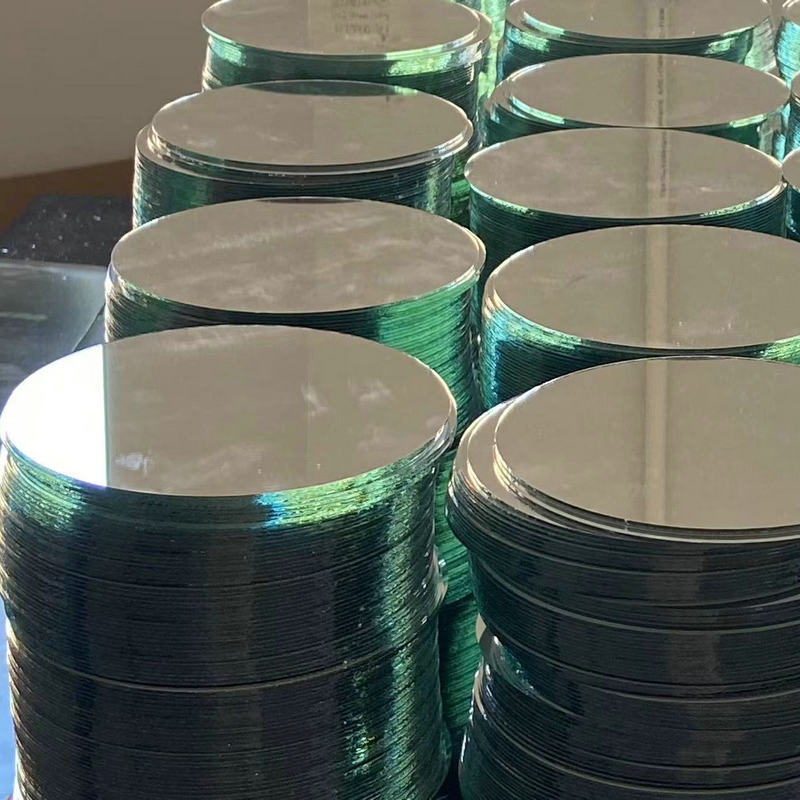 Manufacturers supply 1.7mm shaped glass lenses can be arbitrarily cut single hand-held cosmetic glass small mirror