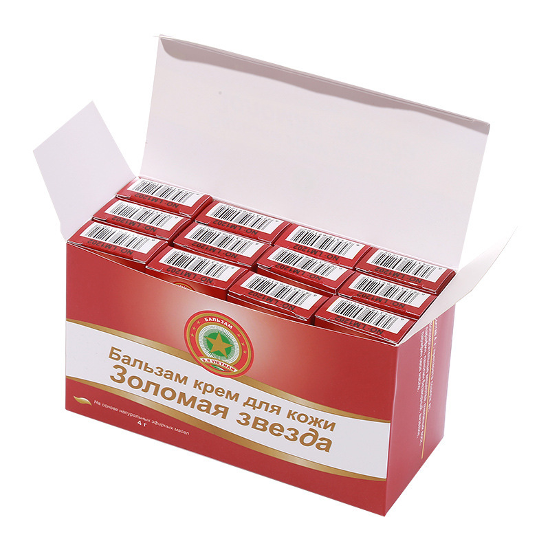 4g cool oil cross-border foreign trade supply red box golden oil mint cream refreshing car sickness mosquito factory direct supply