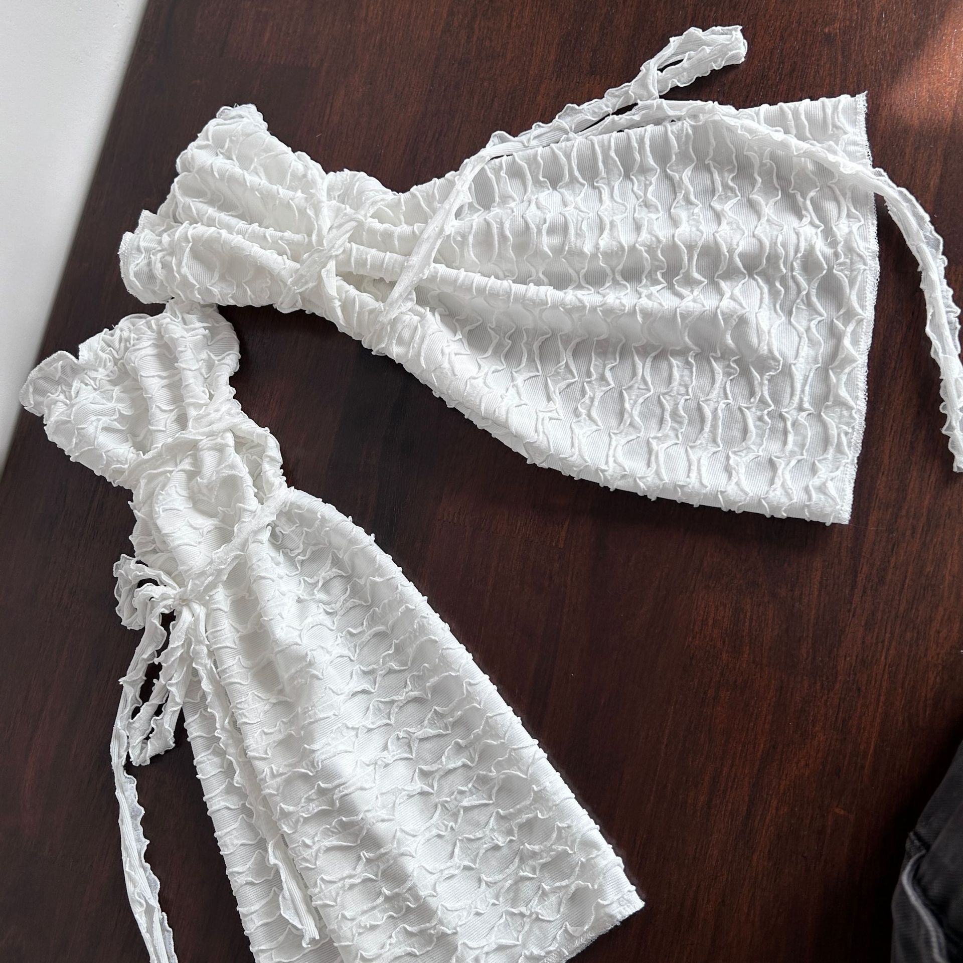 Summer New Ballet Style Bow Thin Pleated Mesh Lightweight Girly Lace Concealer Sunscreen Socks