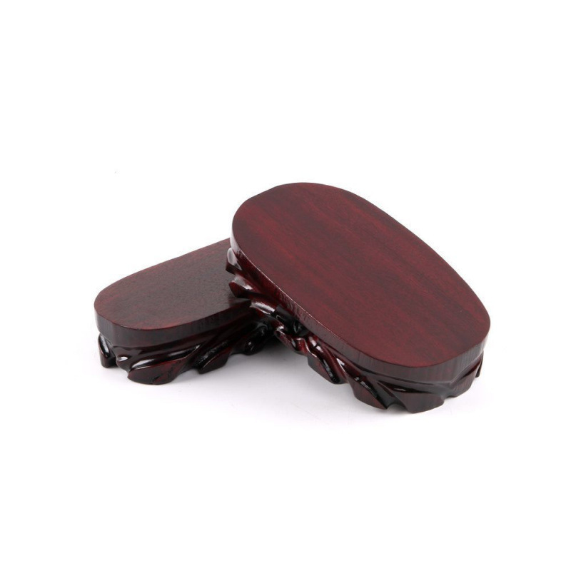 Solid Wood Root Carving with Taishan Stone Base, Unique Stone Craft Ornament, Flower Pot, Buddha Statue, Elevated Stand, Can Be Dug Out