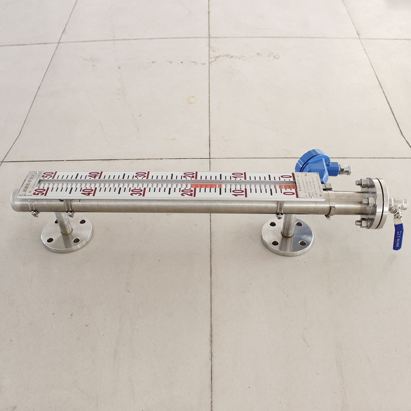 Manufacturer's magnetic flap level gauge magnetic coupling level gauge with remote transmission flap level gauge water level gauge