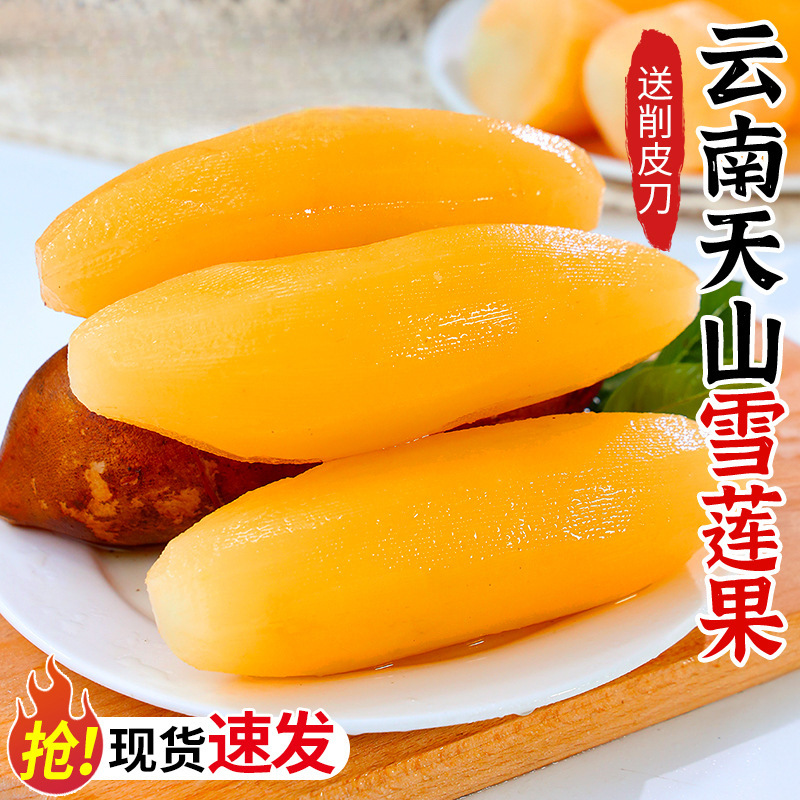 Корень снежного лотоса Тяньшань 4.5кг свежий фрукт юньнаньский сезонный полная коробка свежевскопанный красный сердечный бесплатная доставка