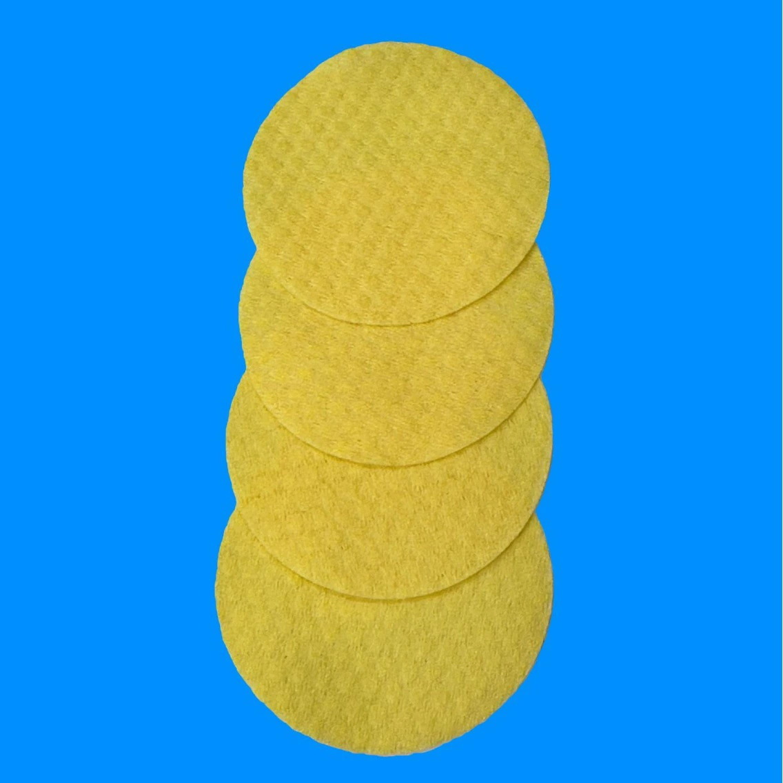 Factory direct yellow cotton pearl pattern thickened round salicylic acid cotton base cloth