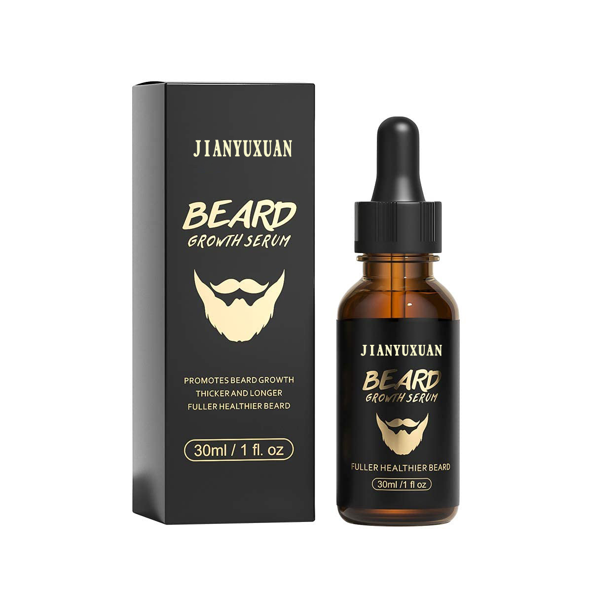 Cross-Border Exclusive Supply of Caffeine Beard Growth Essence Beard Care