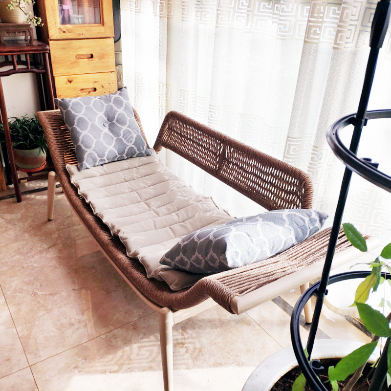 chaise longue balcony recliner rattan sofa single small apartment bedroom home simple homestay longue sofa