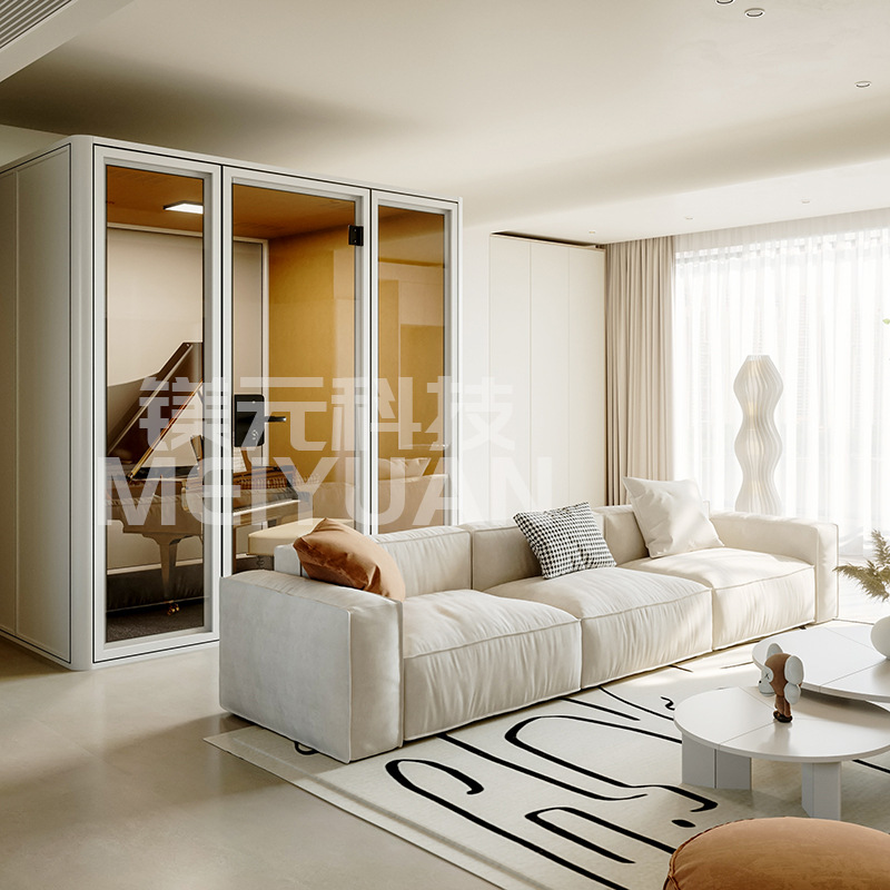 Mobile Detachable Soundproof Room, Silent Cabin, Office Phone Booth, Piano Room, Drum Room, Recording Studio, Live Broadcast Room