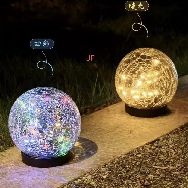 Солнечные кросс-бордерные взрывные треснувшие садовые огни, уличные водонепроницаемые треснувшие зарытые огни, садовые стадионные лампы, виллы, ландшафтные огни