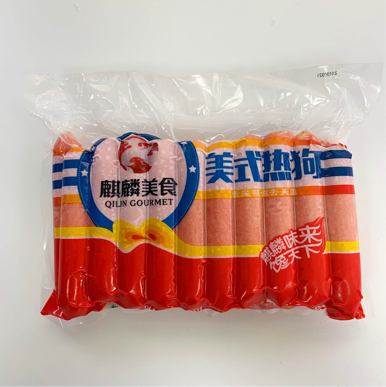 Кирин 70г американская колбаса 20*15 упаковок/коробка хот-дог колбаса обычная замороженная для магазинов