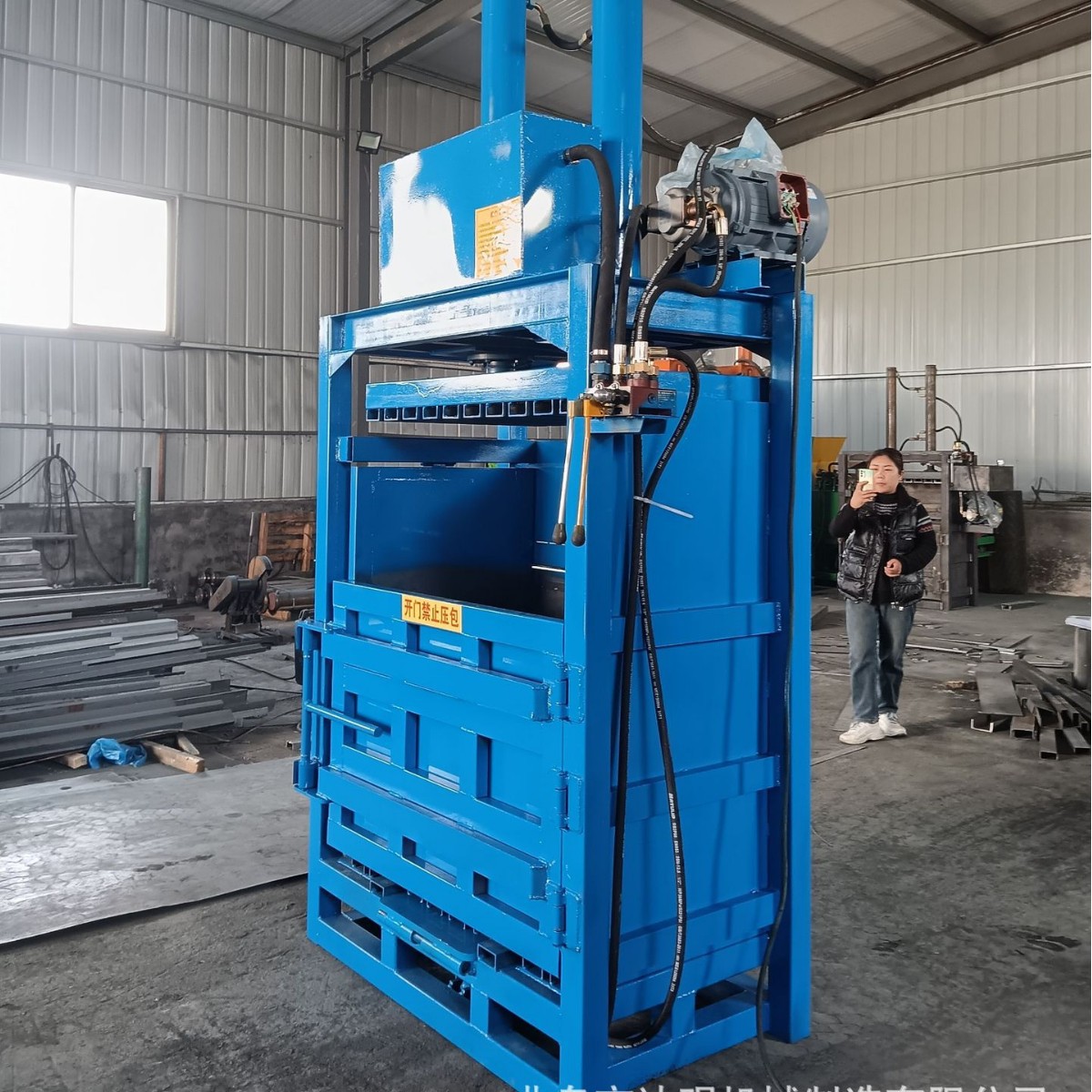 40-тонная гидравлическая пресс-машина с двумя цилиндрами, вертикальная гидравлическая пресс-машина для упаковки