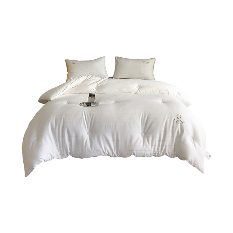 High-end class A pure cotton cotton quilt core light luxury lines warm winter quilt single double thickened spring and autumn quilt air conditioning quilt