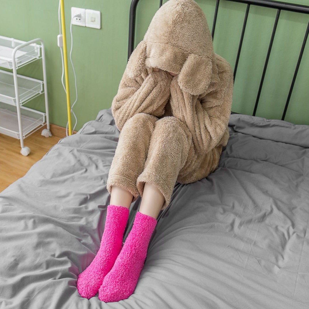 56-Needle 96-Needle Centipede Yarn Double-Sided Velvet Sample and Picture Sock Processing