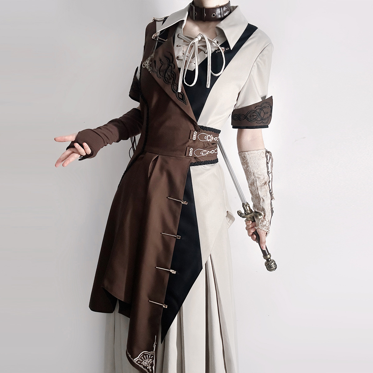 Оригинальный жакет Lolita от Bear Dou Sauce, женский, пальто, брюки, повседневный комплект 7263