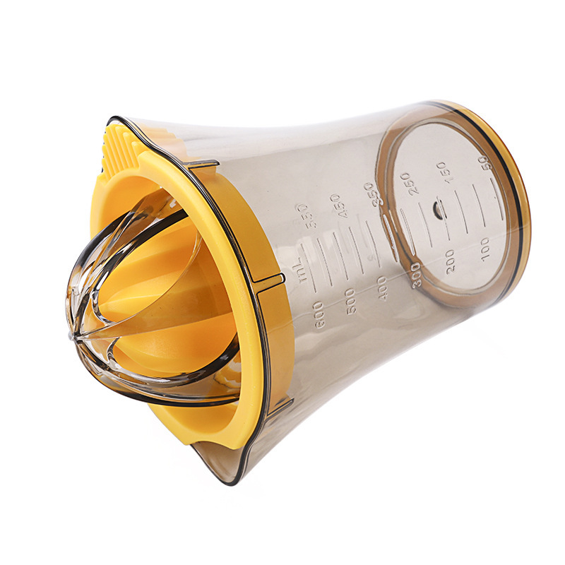 Cross-border manual juicer with scale measuring cup fruit squeezer simple orange lemon juice squeezing cup