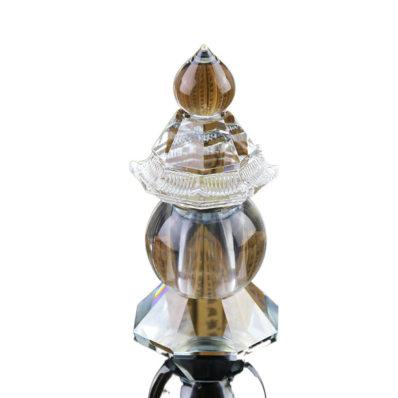 Crystal Shariputa stupa gabu bottle hidden for feeding Shariputra Kannu Pills Ornaments