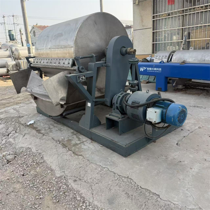 Supply of Used Condensation Crystallization Slicer Stainless Steel Vacuum Drum Slicer Sulfur Crystallization Slicer