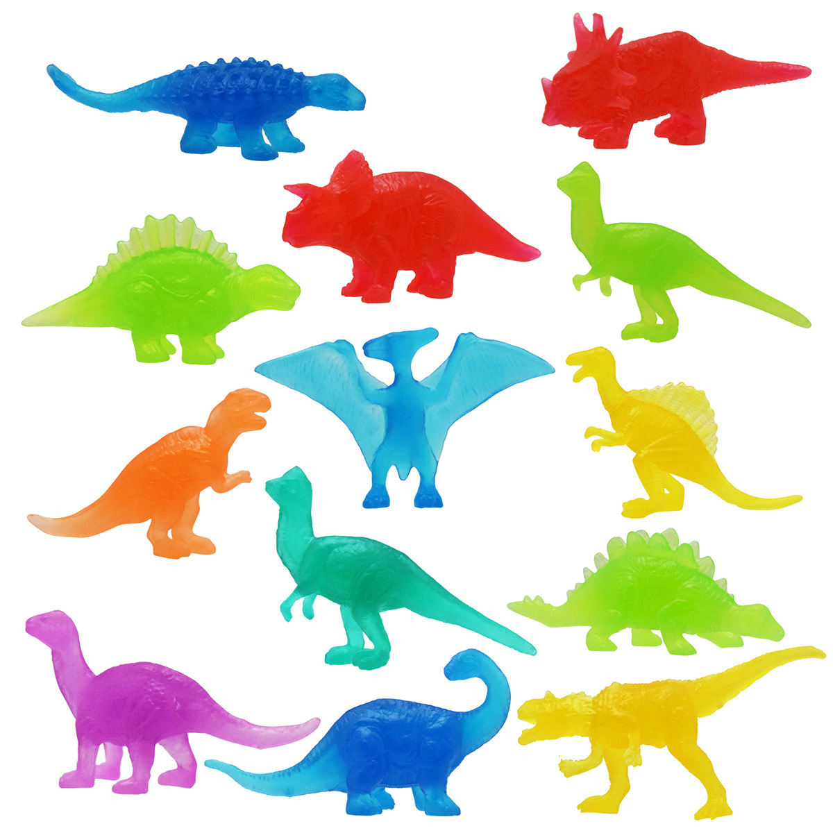 A variety of luminous dinosaur Jurassic theme Tyrannosaurus model children's archaeological creative mining toy accessories wholesale