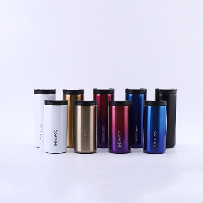 Кросс-бордерная простая креативная чашка для кофе 304, портативная, двойная, герметичная, для мужчин и женщин