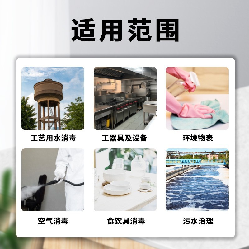 Stable Chlorine Dioxide Disinfectant Powder for Swimming Pools, Hot Springs, Home Use, Food Factories, and Antibacterial for Food and Drink Utensils