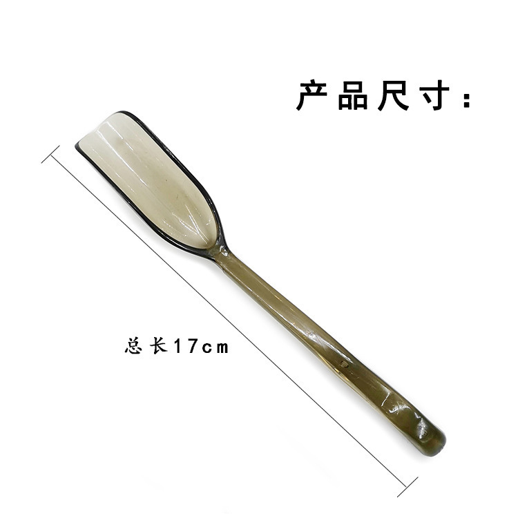 Thickened plastic teaspoon small medicine spoon plastic small teaspoon shovel milk powder spoon small soil shovel (individually packaged)