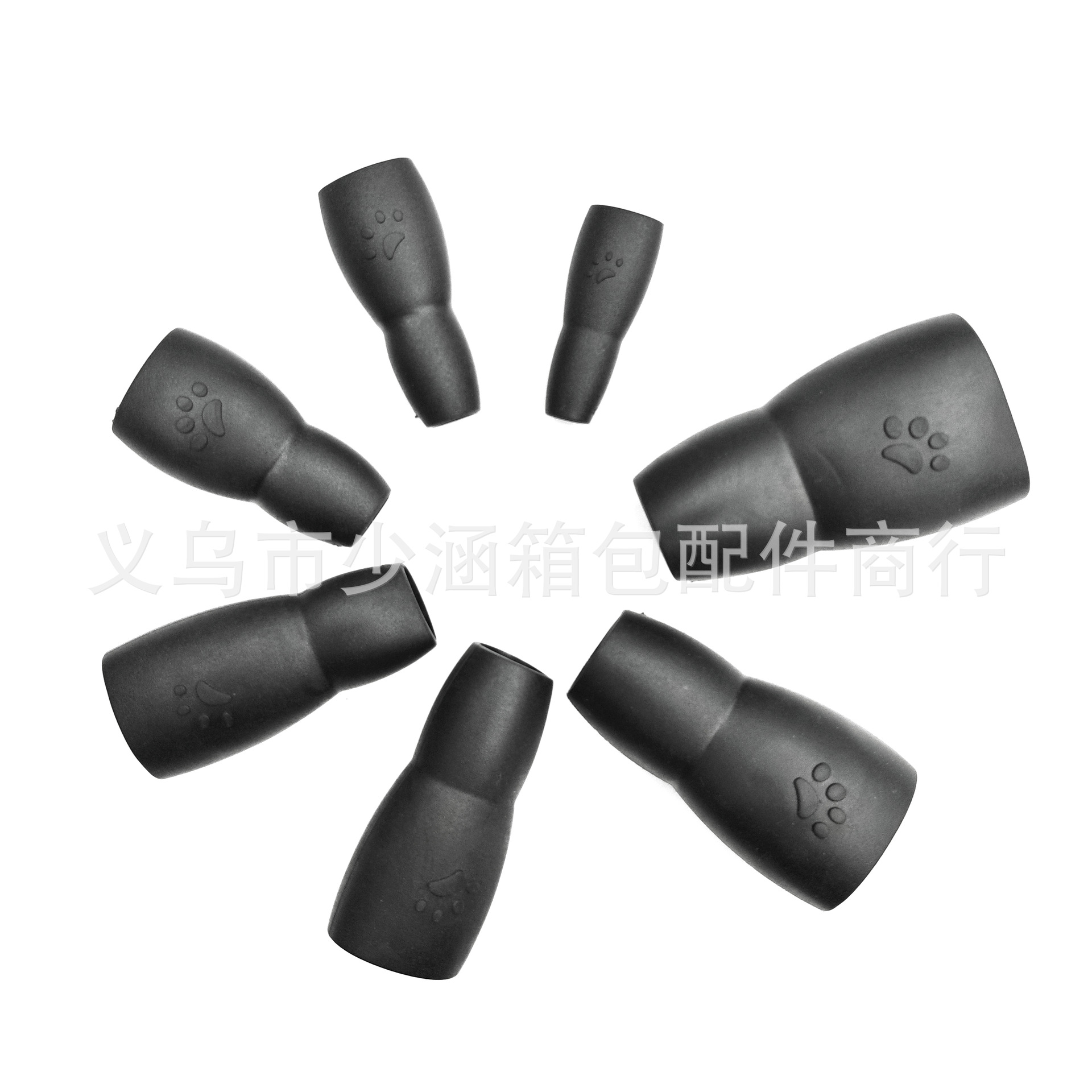 Manufacturer 6 ~ 18mmPVC pet rope traction leather cover dog paw print gourd rope cover gourd type cylinder buckle supply