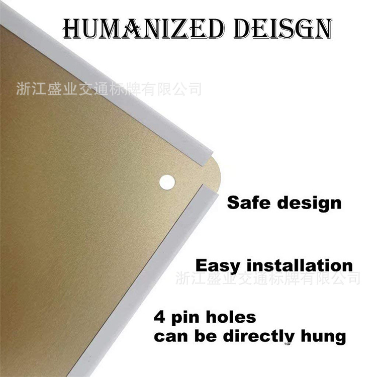 Vintage Distressed Tinplate License Plate Cafe Bar Decorative Painting Aluminum Nameplate Metal Sign Tin Art