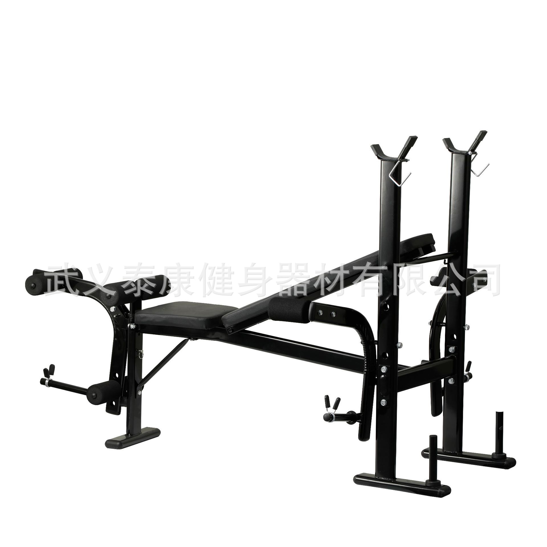 Indoor multi-functional home sales supine board weight bench barbell rack bench press rack strength trainer fitness equipment